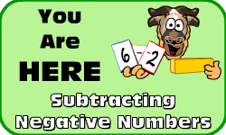 Click here to go to the Subtracting Negative Numbers Video